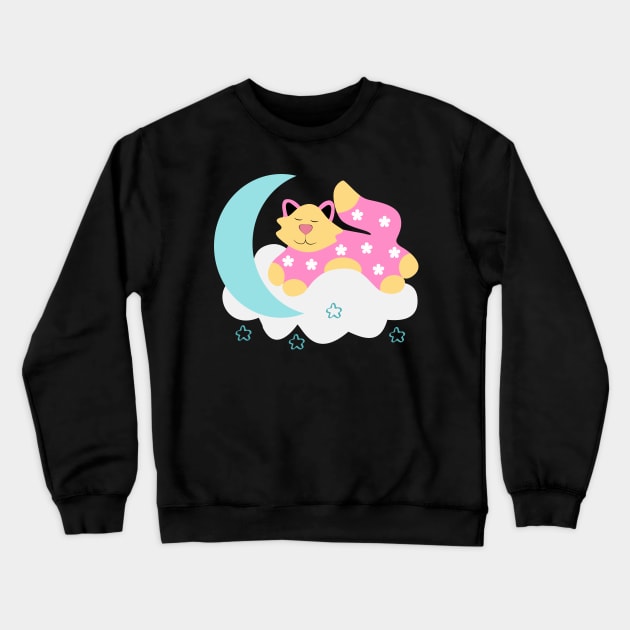 Cat Crewneck Sweatshirt by Frenzy Fox